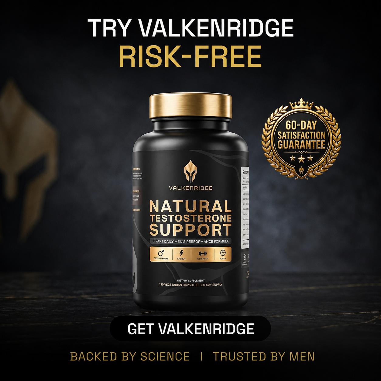 Valkenridge® Natural Testosterone Support