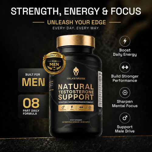 Valkenridge® Natural Testosterone Support