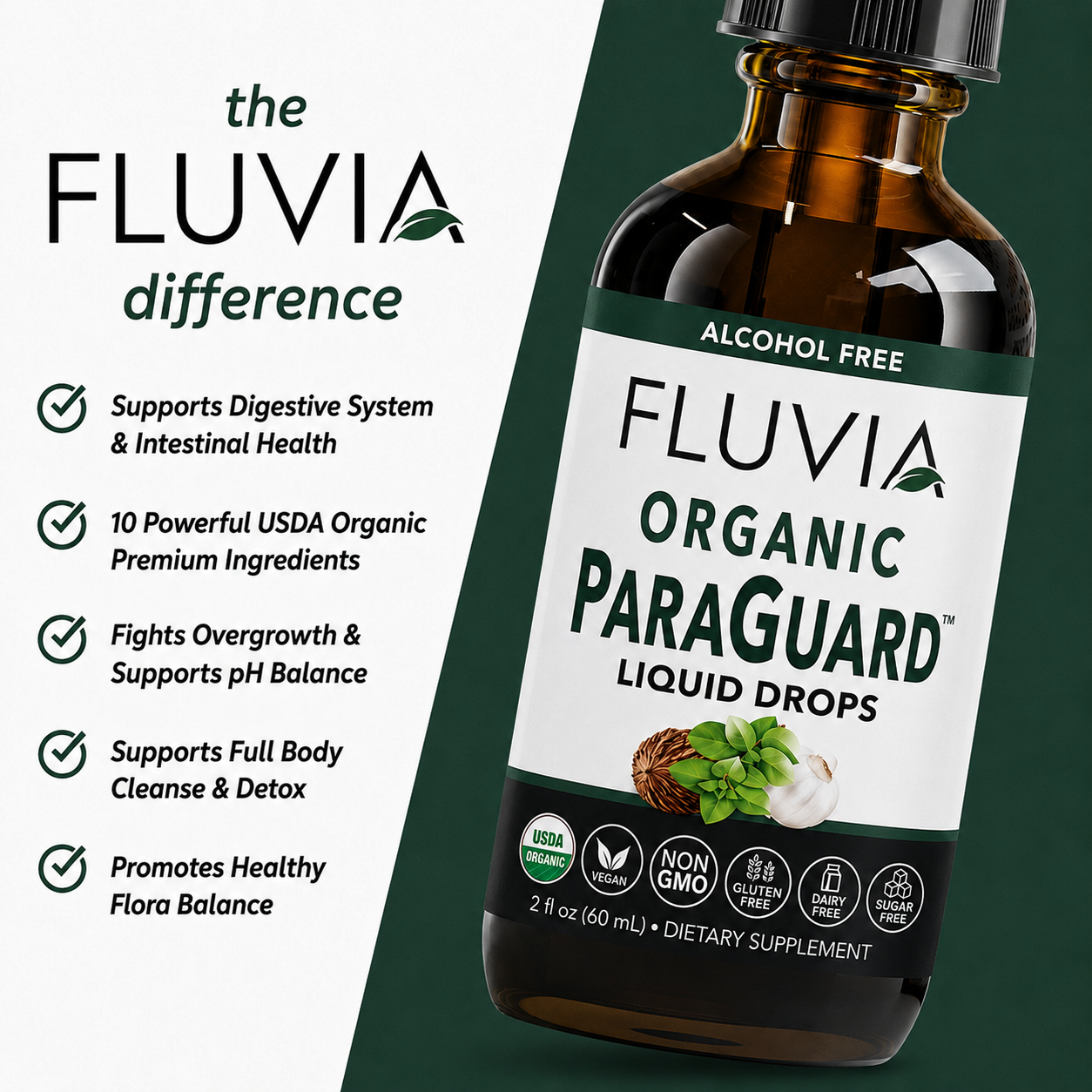 Fluvia® Organic ParaGuard Liquid Drops