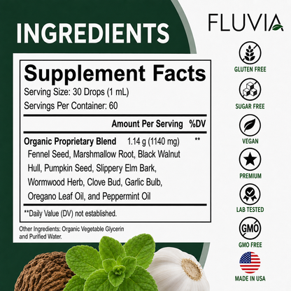 Fluvia® Organic ParaGuard Liquid Drops