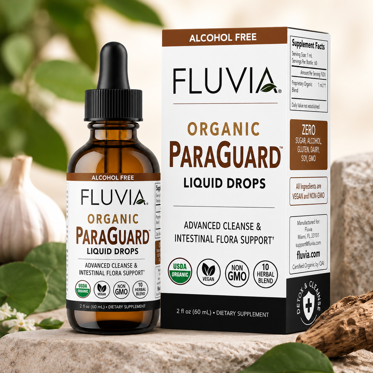 Fluvia® Organic ParaGuard Liquid Drops