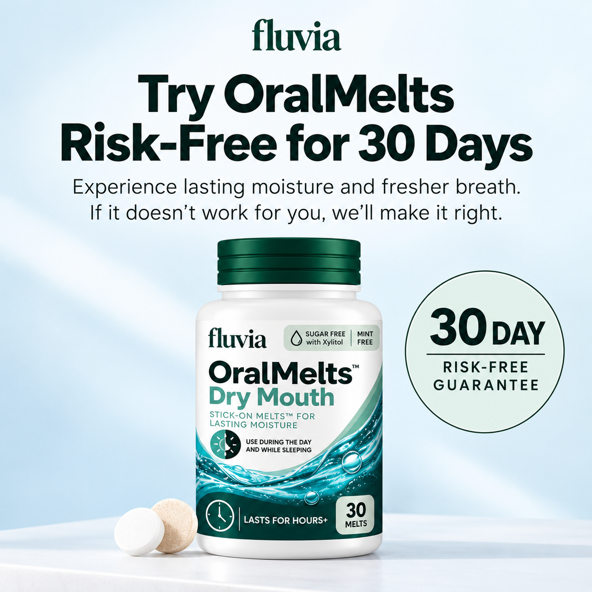 Fluvia™ OralMelts for Dry Mouth Relief