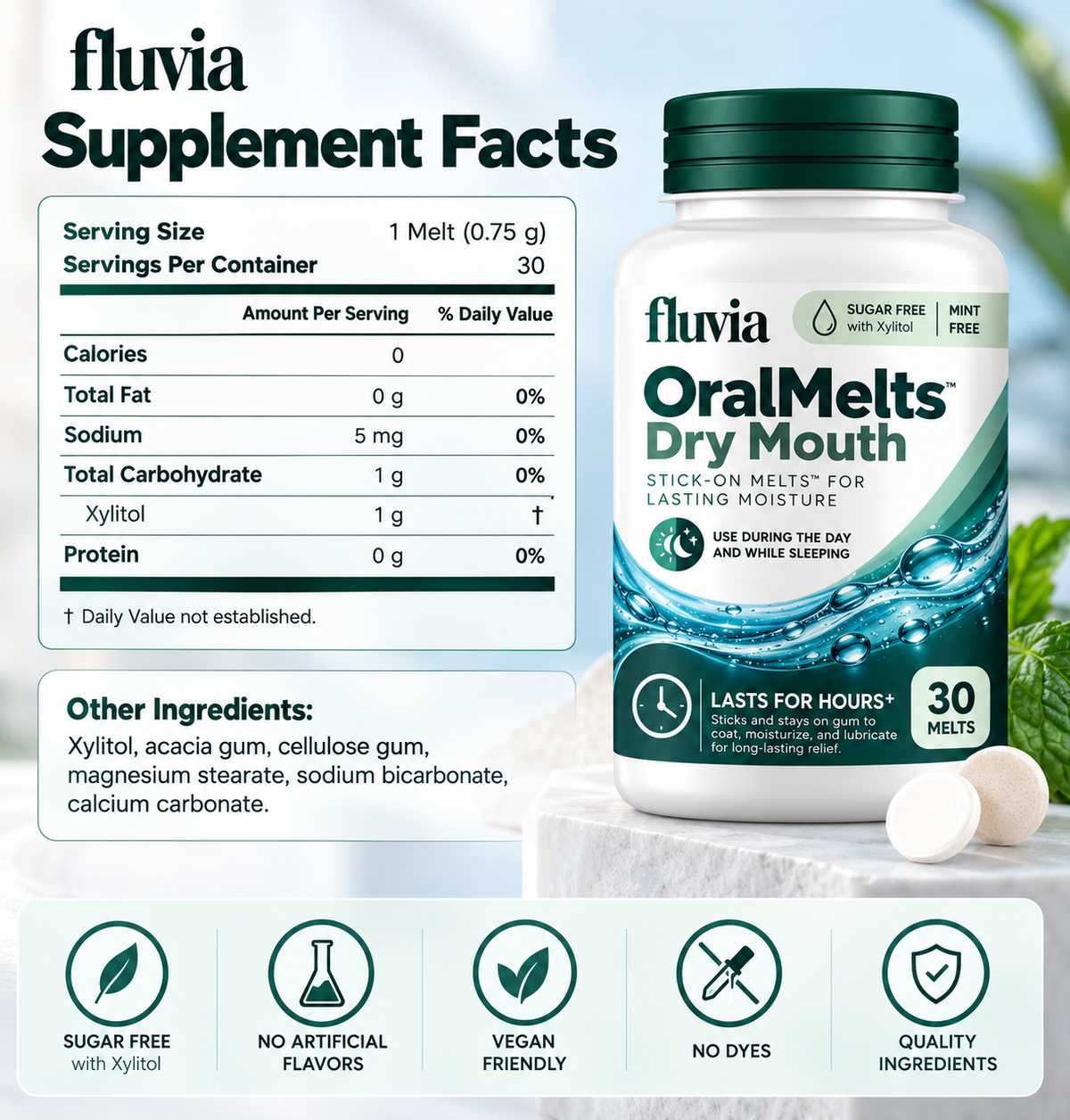 Fluvia™ OralMelts for Dry Mouth Relief